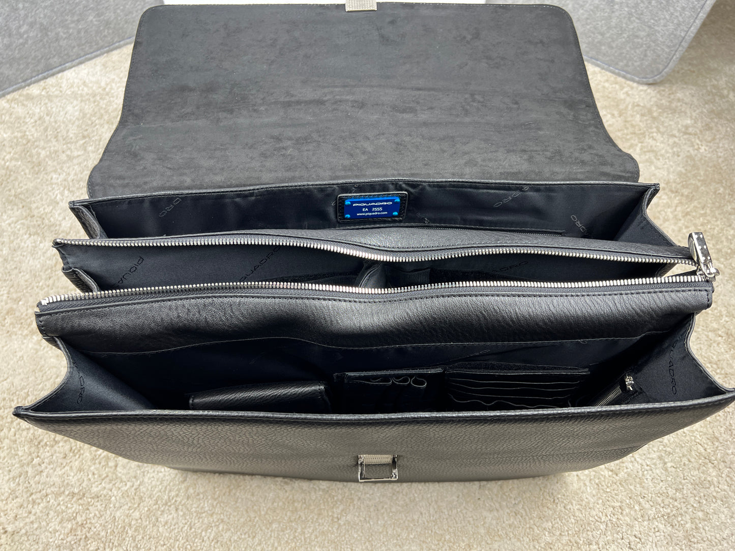 Piquadro Modus Leather Laptop Briefcase