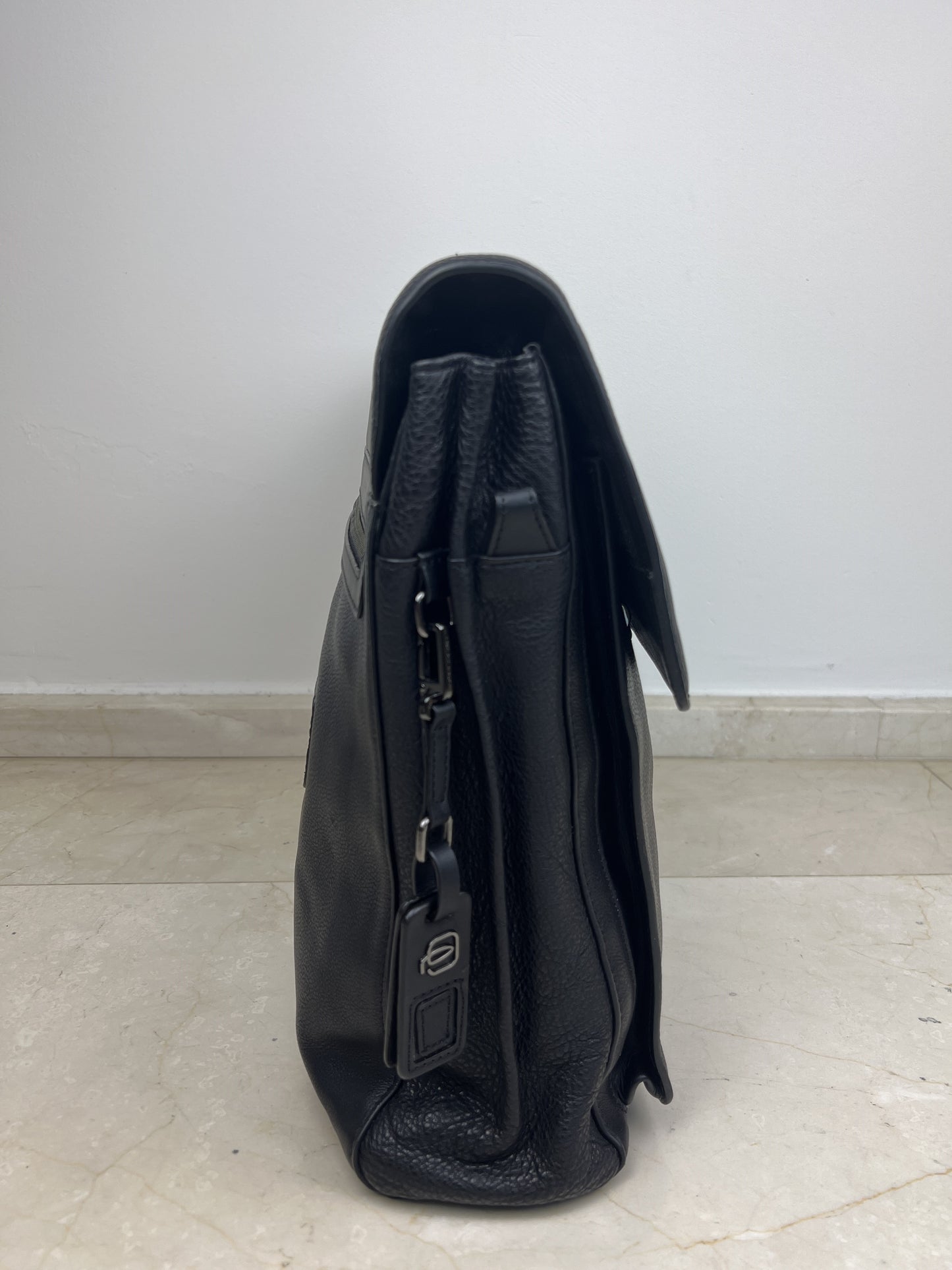 Cartella Porta Laptop in Pelle Piquadro Ronnie Nera