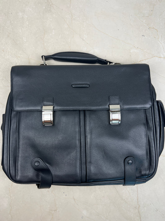 Computer Briefcase with iPad® Air Compartment, Dual Pockets & External Holders for Pen and Umbrella