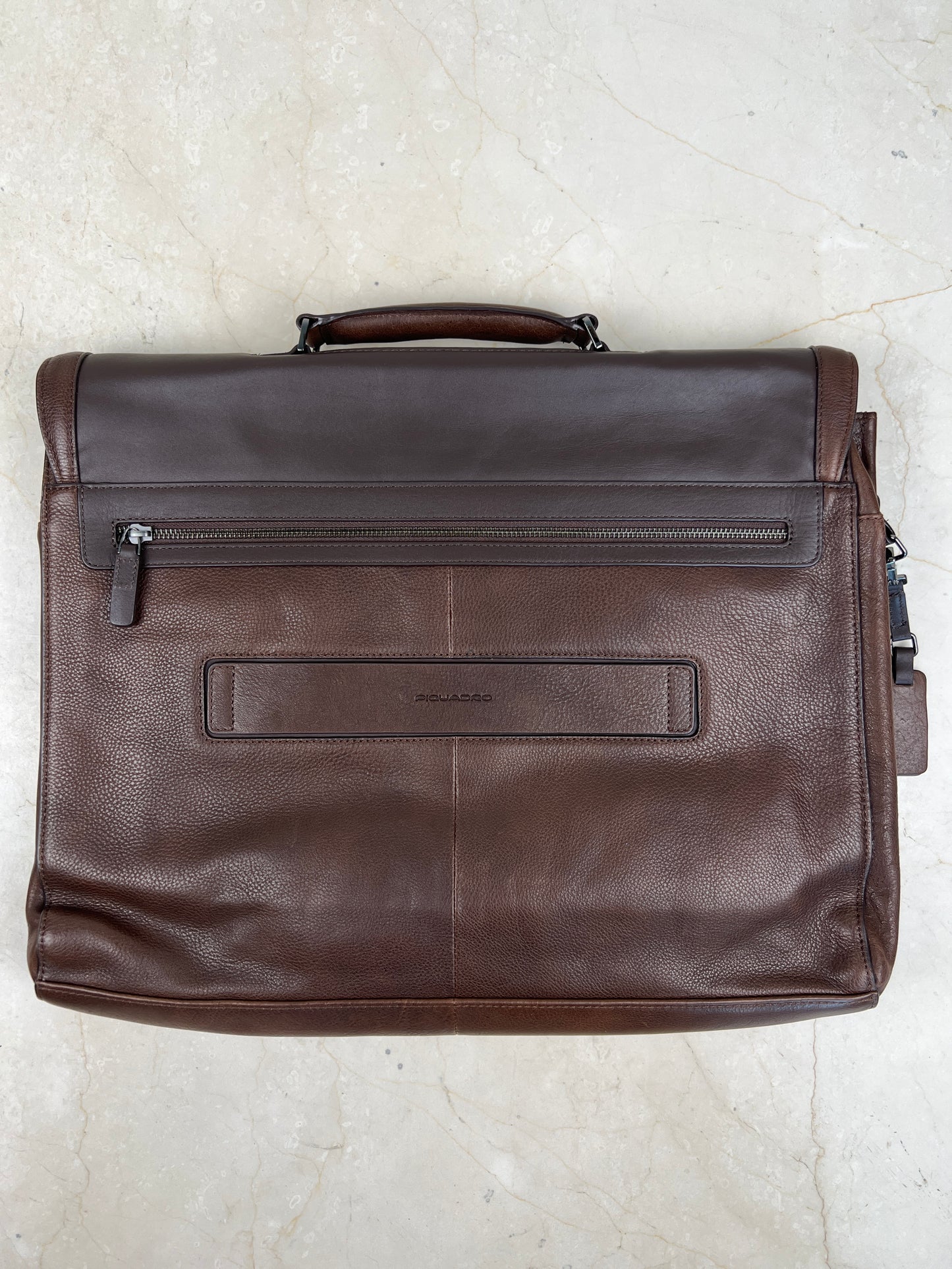 Cartella Porta Laptop in Pelle Piquadro Ronnie Marrone