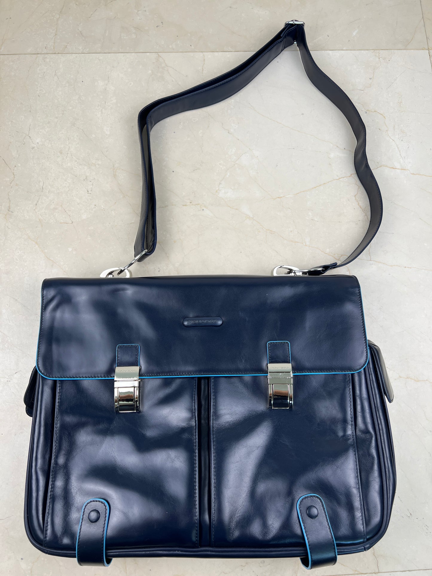 Cartella Porta Laptop in Pelle Piquadro Blue Square CA1068B2